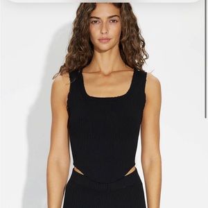 Cotton Citizen Ibiza Corset Tank Black